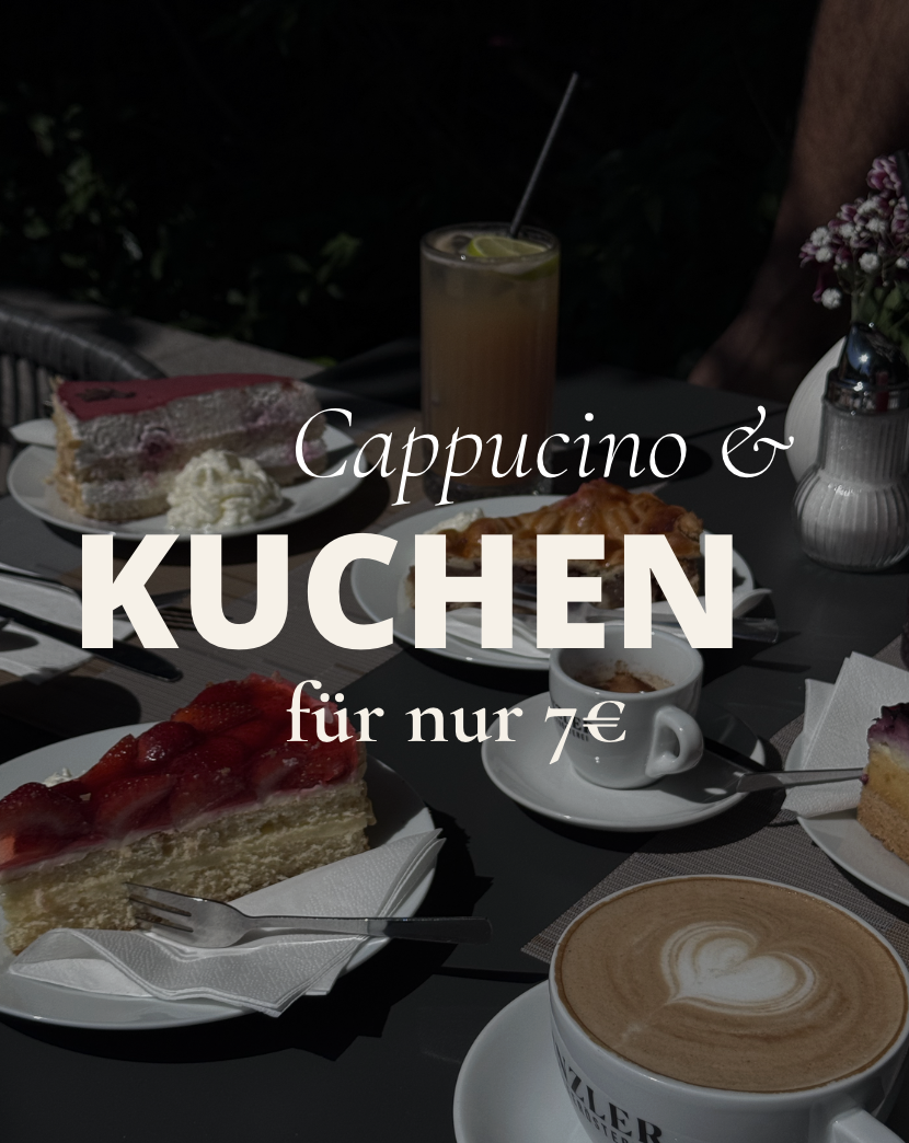Cappuccino & Kuchen für nur 7€